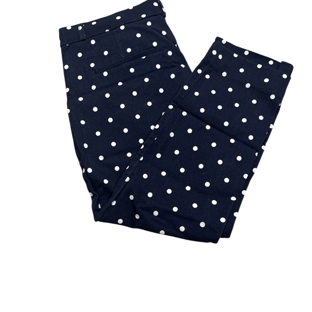 Banana Republic Navy Polka Dot Pants